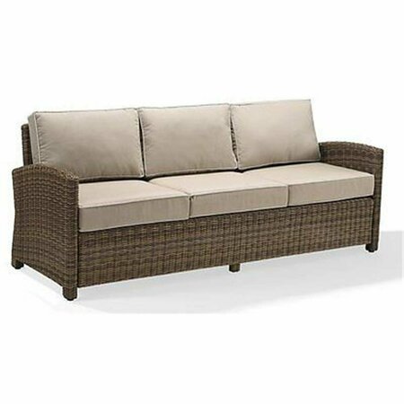 MODERN MARKETING CONCEPTS Bradenton Sofa with Sand Cushions KO70049WB-SA